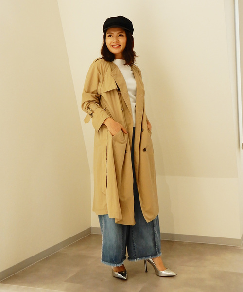 美品☆定価14,7万 Re:Verofonna ヴェロフォンナ トレンチコート 美品☆定価14,7万 Re:Verofonna ヴェロフォンナ トレンチコート