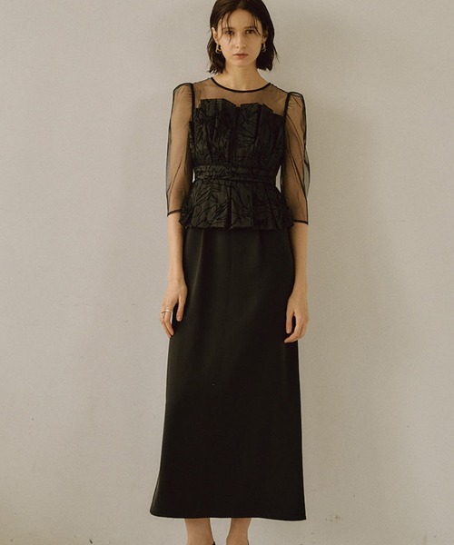 LE'RURE】Flourish pencil dress（LE'RURE | Flourish pencil