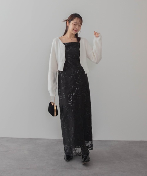 LEJA | 【LEJA】チュールフリルボレロフラワースパンコールIライン