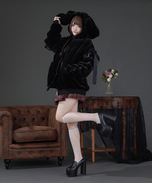 PAL ELFY | うさ耳ファーコート/地雷系 量産型 - Buyee 通販購入