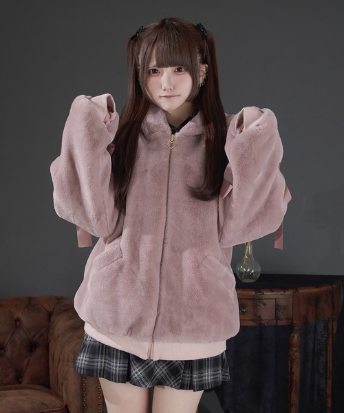 ファーうぃえ ファー衿ブルゾン – PARK by one way（パークバイワンウェイ）