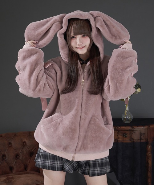 PAL ELFY | うさ耳ファーコート/地雷系 量産型 - Buyee 通販購入