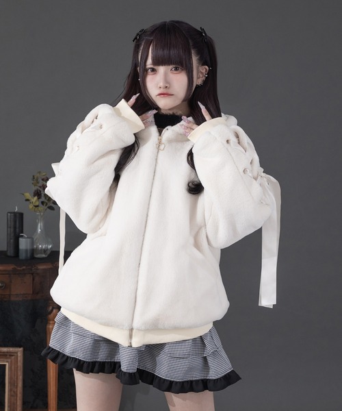 最終値下げ！地雷系必見！美品！ウサ耳REFLEM タイダイ柄 パーカー