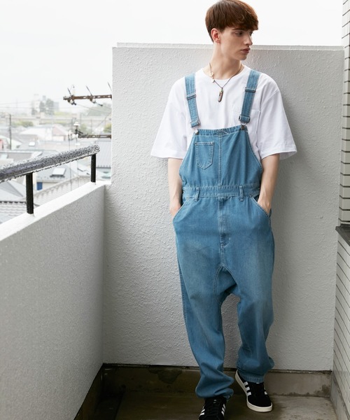 8(EIGHT) | デニム オーバーオール ジーンズ つなぎ サルエルタイプ