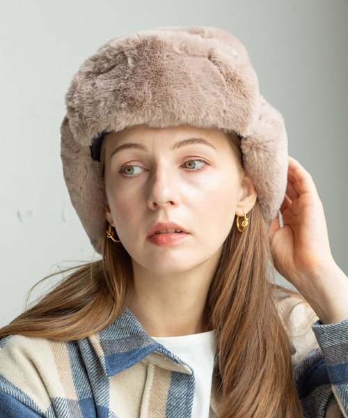 14+ | フェイクファーハット / フライトキャップ / パイロット - Buyee