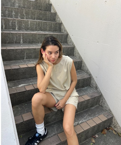 *美品* ROXY 水陸両用 タンクトップ レギンス 上下セット ROXY タンクトップ ノースリーブ TO BE YOU/ロキシー水陸両用速