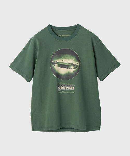 トップス White Mountaineering DELOREAN T-SHIRT 1 White Mountaineering / DELOREAN T-SHIRT - WM2471523/WHITE