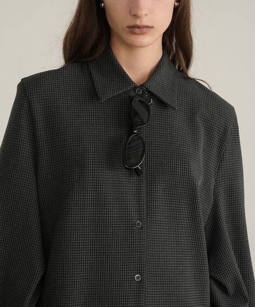 ジャケット・アウター CLANE POWERSHOULDER CHECK SHIRT ONEPIECE CLANE | POWER SHOULDER CHECK SHIRT ONEPIECE - Buyee, an Online