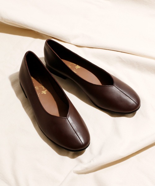 MARIE-LOUISE | Marie Louise マリールイーズ / レザーバレエシューズ