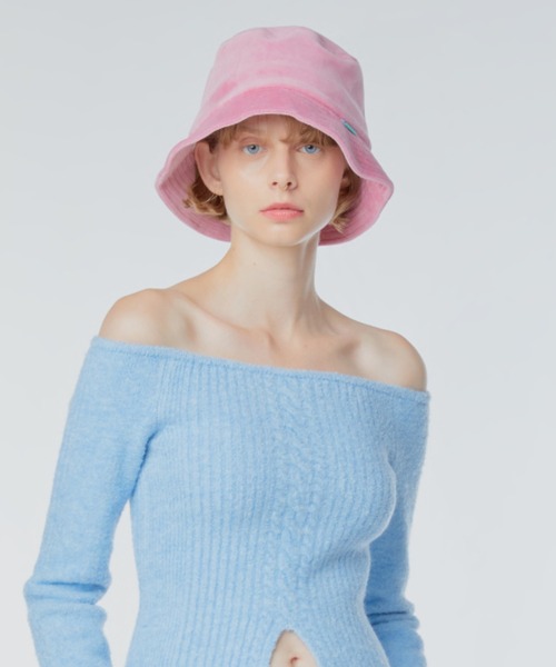 ハット INSTANTFUNK velvet bucket hat BMH1522 INSTANTFUNK velvet bucket hat BMH1522 (INSTANTFUNK/ハット