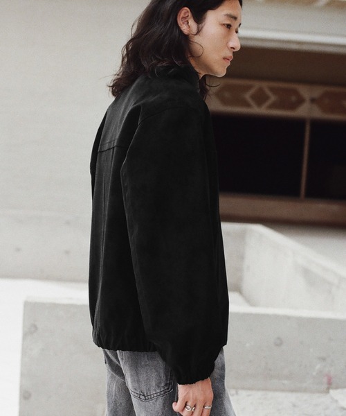【WYM LIDMN】 FAUX SUEDE ZIP BLOUSON WYM LIDNM | FAUX SUEDE ZIP BLOUSON - Buyee, an Online Proxy