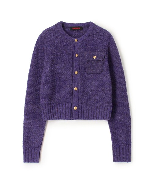 CABAN カーディガン 半袖 レッド ポケット