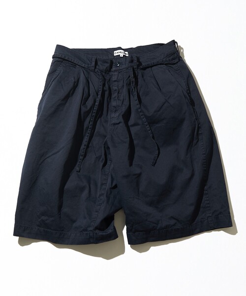 CAHLUMNネイビー シャツとショートパンツセット CAHLUMNネイビー シャツとショートパンツセット CAHLUMNネイビー