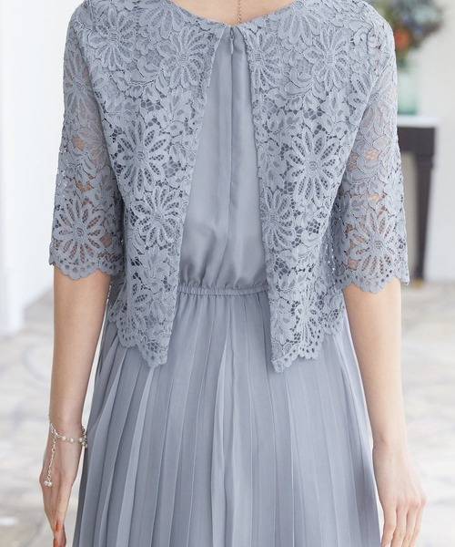 Niana 総レースプリーツスカート 結婚式ワンピース パーティードレス 成人式 同窓会 二次会 ドレス Buyee An Online Proxy Shopping Service Shop At Zozotown Bot Online