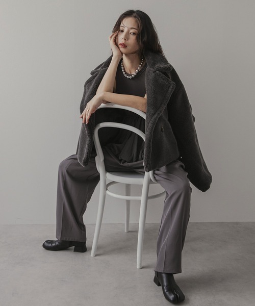 RECTANGLE | テディベアショートコート - Buyee, an Online Proxy