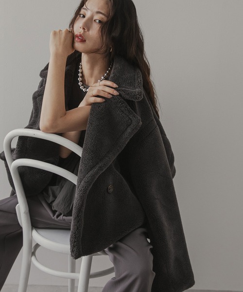 RECTANGLE | テディベアショートコート - Buyee, an Online Proxy