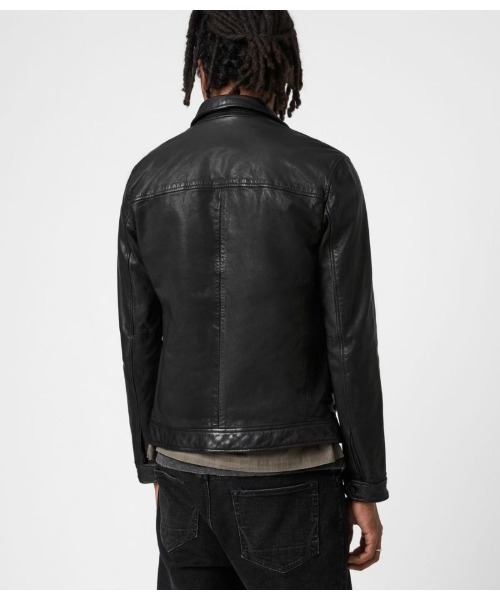 ALLSAINTS | LARK LEATHER JACKET | ラーク レザー ジャケット - Buyee