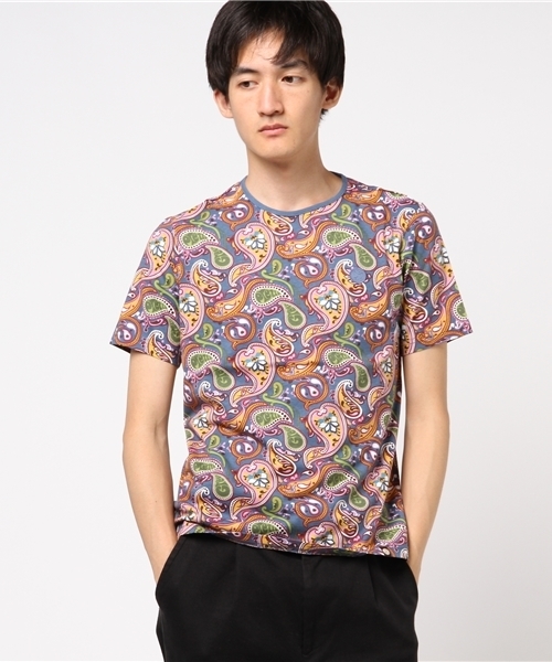 Pretty Green Ss Turnbull ペイズリー クルーネック Tシャツ Buyee An Online Proxy Shopping Service Shop At Zozotown Bot Online