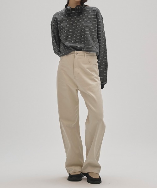 TODAYFUL | Border Long T-shirts - Buyee, an Online Proxy