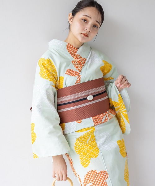 ゆかた館グレース　浴衣 ゆかた館グレース 【二橋染工場】注染こだわり浴衣2点セット