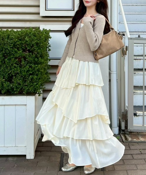 LEJA | 【LEJA】フラワーリリーフマテリアルボリュームスリーブIライン