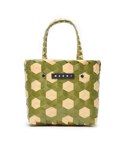 MARNI MARKE T チェック柄かごバッグ MARNI チェック柄 かごバッグ 正規品 マルニ 新品】MARNI/マルニ/かご