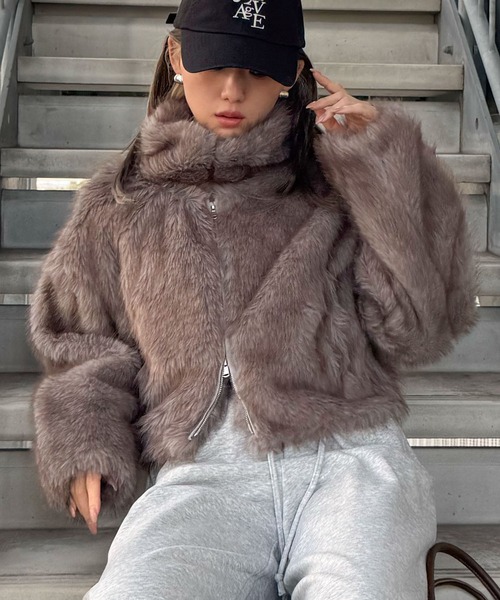 SPRAY | MIXファースタンドジップブルゾン - Buyee, an Online Proxy