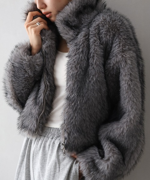 SPRAY | MIXファースタンドジップブルゾン - Buyee, an Online Proxy