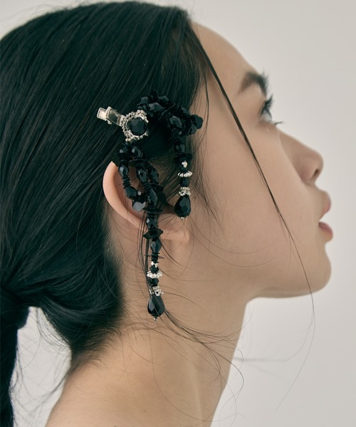 TANAKADAISUKE | 【tanakadaisuke/タナカダイスケ】black beads ribbon