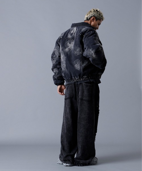 DANKE SCHON | DankeSchon/ダンケシェーン/STUDS DENIM JACKET - Buyee