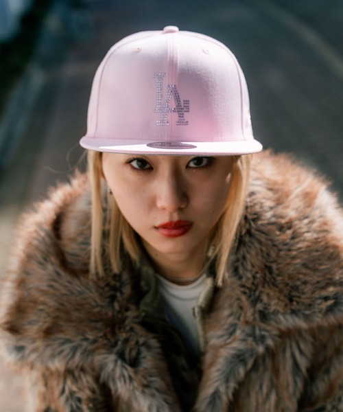 NEW ERA | ニューエラ【NEW ERA】別注 - ラインストーンロゴ キャップ