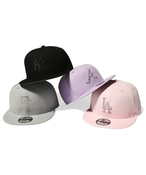 NEW ERA | ニューエラ【NEW ERA】別注 - ラインストーンロゴ キャップ