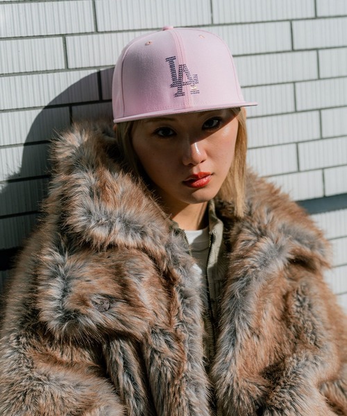 NEW ERA | ニューエラ【NEW ERA】別注 - ラインストーンロゴ キャップ