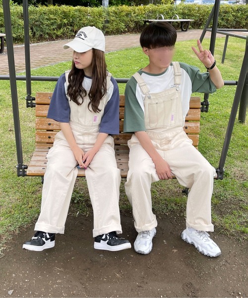 【希少美品】ユニバーサルオーバーオール パッチワークカバーオール 個性派古着 希少美品】ユニバーサルオーバーオール パッチワーク