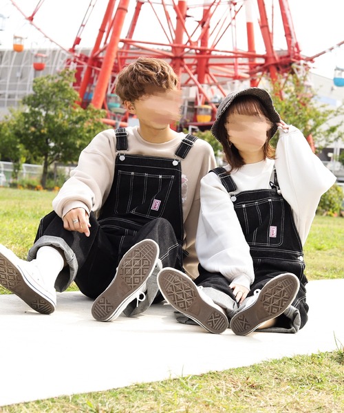 サロペット・オーバーオール・オールインワン maaa ANGIE サロペット オーバーオール サイドライン オールインワン