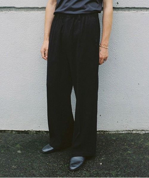 LIDNM SILK NEP WOOL PANTS（【遂に、解禁】Llife人気商品の