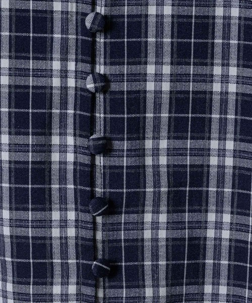 FEKETE | PUFF SLEEVE CHECKED BLOUSE / チェックパフスリーブ