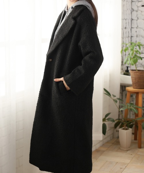 【美品】Doula Doula ウールライク　コート DOULA DOULA | ウールライクチェスターコート - Buyee, an