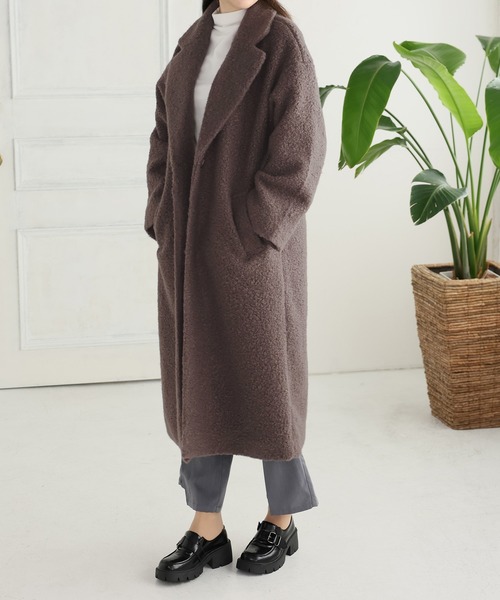 【美品】Doula Doula ウールライク　コート DOULA DOULA | ウールライクチェスターコート - Buyee, an