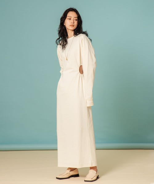 MATURED/マチュアード】マルチカラーツーピースニット 何気なし