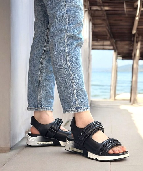 ASH | ASH/アッシュ【UGO】厚底スタッズサンダル ストラップ 4.5