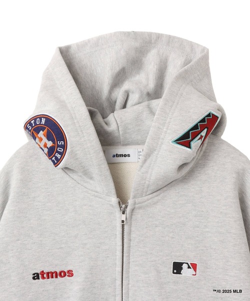 MLB | atmos x MLB All Teams Patch Zip-up Hooded Sweatshirt