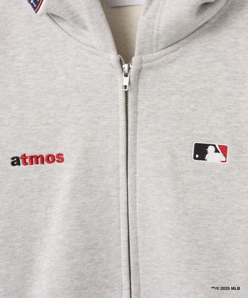 MLB | atmos x MLB All Teams Patch Zip-up Hooded Sweatshirt