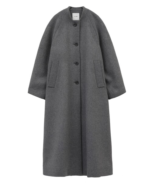 CLANE | 【CLANE/クラネ】NO COLLAR FLARE COAT/ノーカラー