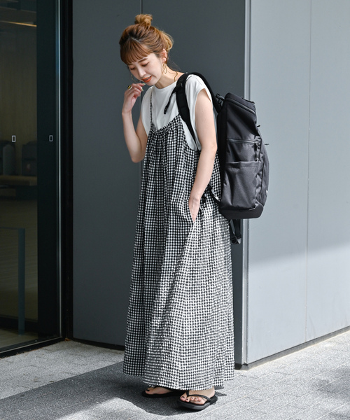 B.C STOCK グレー キャミワンピース B.C STOCK（ベーセーストック