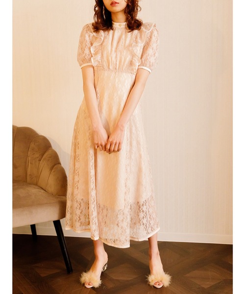 Honey Salon By Foppish ハイネックレースロングワンピ Buyee An Online Proxy Shopping Service Shop At Zozotown Bot Online