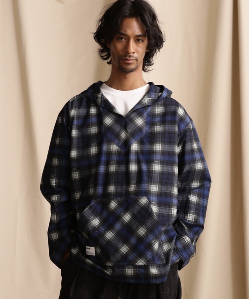 SCHOTT | Schott/ショット/BAJA HOODED OMBRE NEL SHIRT/バハ 