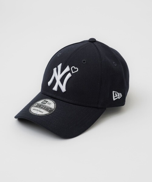 限定】9 FORTY Yankees Heart Embroidery Cap