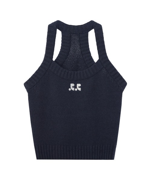 トップス REST&RECREATION RIB KNIT TOP_NAVY Cinched Rib-Knit Top | Old Navy
