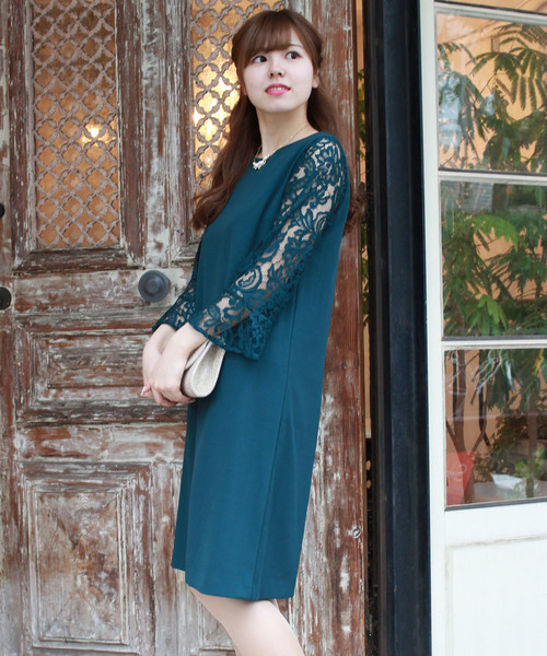 Trudea 袖レースワンピース Buyee An Online Proxy Shopping Service Shop At Zozotown Bot Online